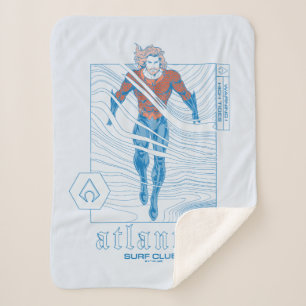 Aquaman - Atlantis Surf Club Sherpa Blanket