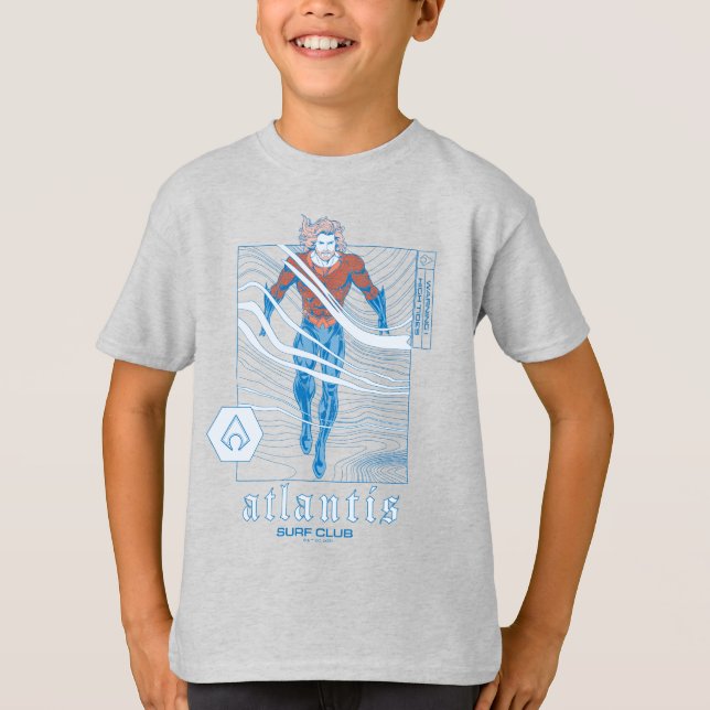 Aquaman - Atlantis Surf Club T-Shirt (Front)
