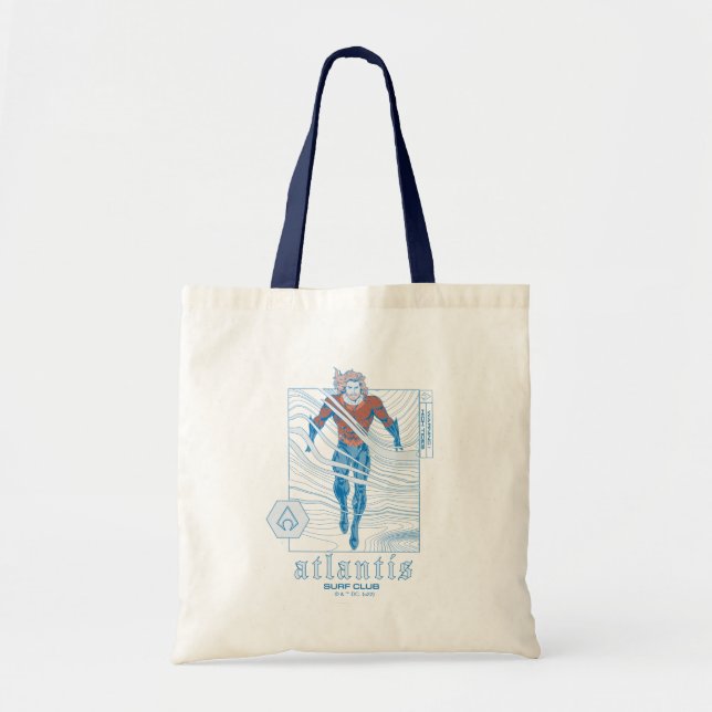 Aquaman - Atlantis Surf Club Tote Bag (Front)