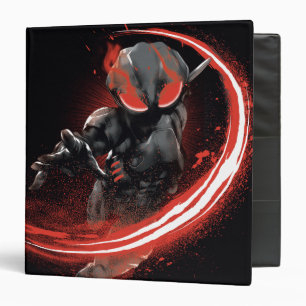 Aquaman Black Manta Red Swipe Graphic Binder