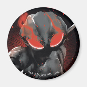 Aquaman   Black Manta Red Swipe Graphic Magnet