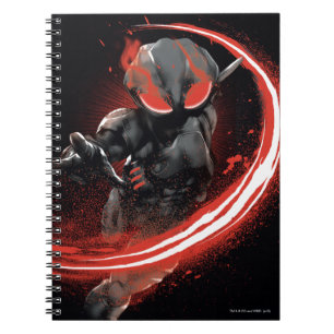 Aquaman   Black Manta Red Swipe Graphic Notebook