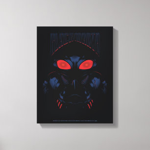 Aquaman Black Manta Shadowy Graphic Canvas Print
