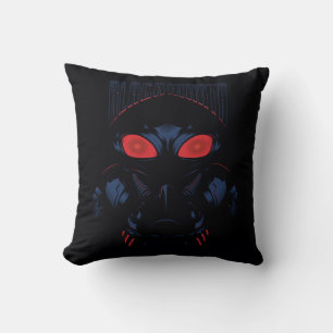 Aquaman Black Manta Shadowy Graphic Throw Pillow