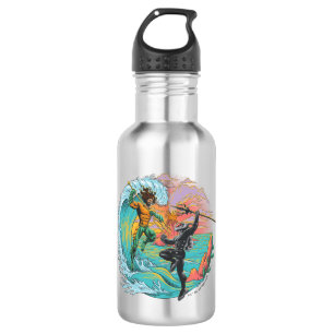 Aquaman & Black Manta Tidal Wave 532 Ml Water Bottle