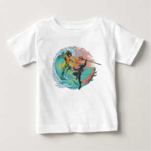 Aquaman & Black Manta Tidal Wave Baby T-Shirt