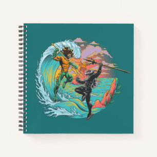 Aquaman & Black Manta Tidal Wave Notebook