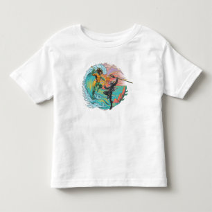Aquaman & Black Manta Tidal Wave Toddler T-shirt