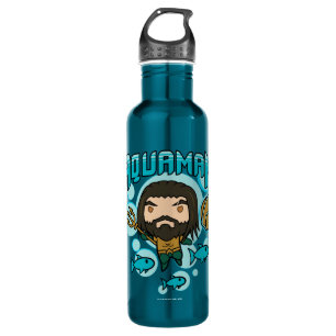 Aquaman   Chibi Aquaman Undersea Graphic 710 Ml Water Bottle