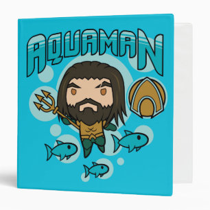 Aquaman   Chibi Aquaman Undersea Graphic Binder