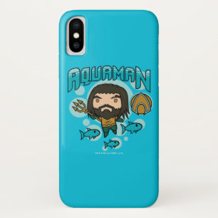 Aquaman   Chibi Aquaman Undersea Graphic Case-Mate iPhone Case