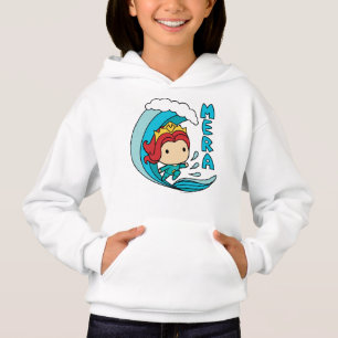 Aquaman Chibi Mera Riding Vague Graphique