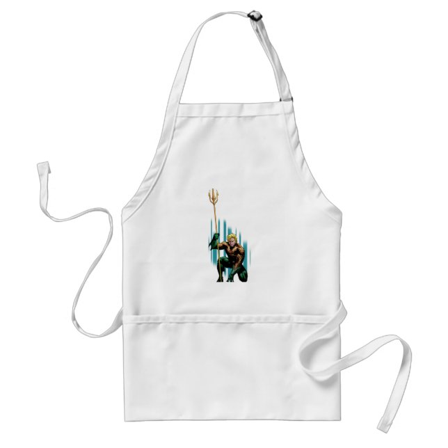 Aquaman Crouching Standard Apron (Front)