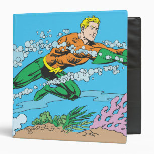 Aquaman Dashes Thru Water Binder