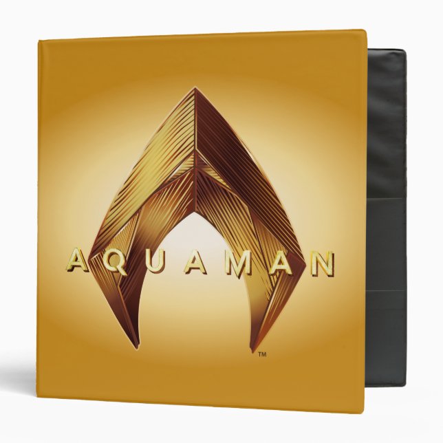 Aquaman | Golden Aquaman Logo Binder (Front/Inside)