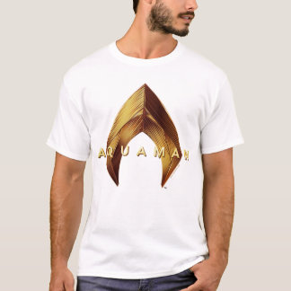 Aquaman | Golden Aquaman Logo T-Shirt