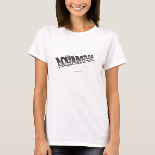 Aquaman Grunge Stripe Logo T-Shirt
