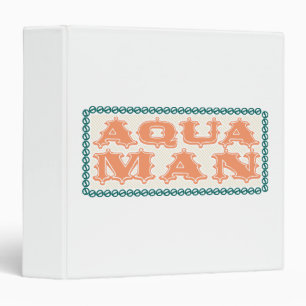 Aquaman It's Showtime! Letters Binder