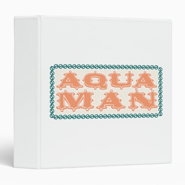 Aquaman It's Showtime! Letters Binder (Front/Spine)