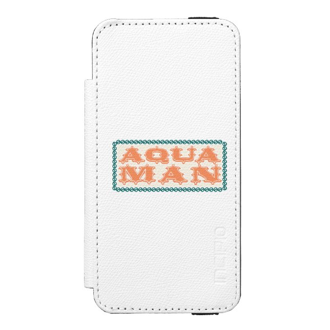 Aquaman It's Showtime! Letters Incipio iPhone Wallet Case (Folio Front)
