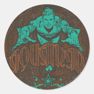 Aquaman - It's Showtime! Poster Classic Round Sticker