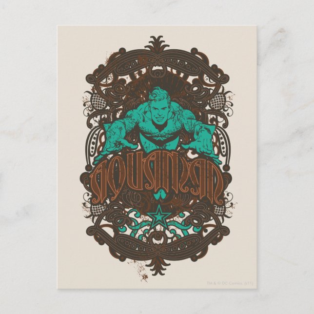 Aquaman - It's Showtime! Poster Postcard (Front)