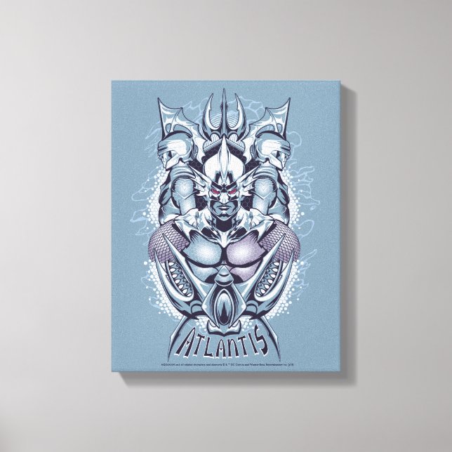 Aquaman | King Orm of Atlantis Graphic Canvas Print (Front)