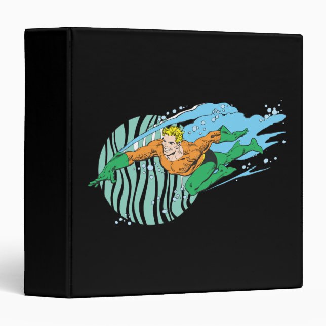 Aquaman Leaps Left Binder (Front/Spine)