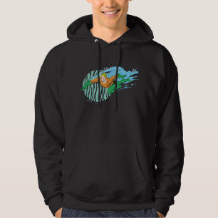 Aquaman Leaps Left Hoodie