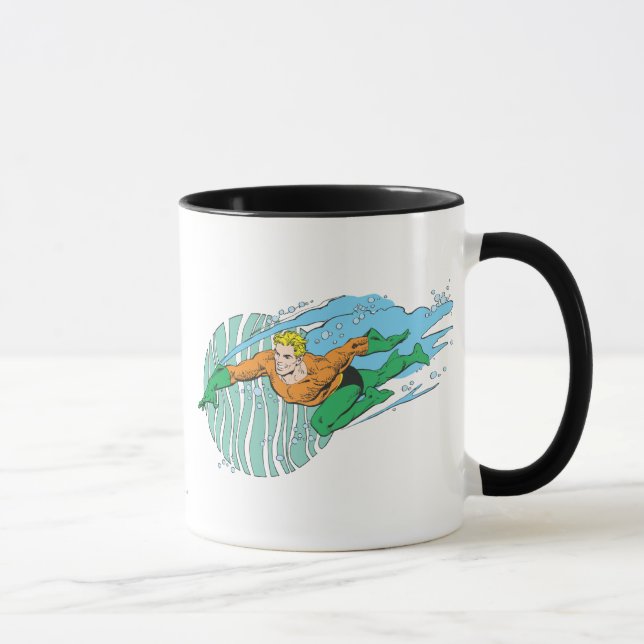 Aquaman Leaps Left Mug (Right)