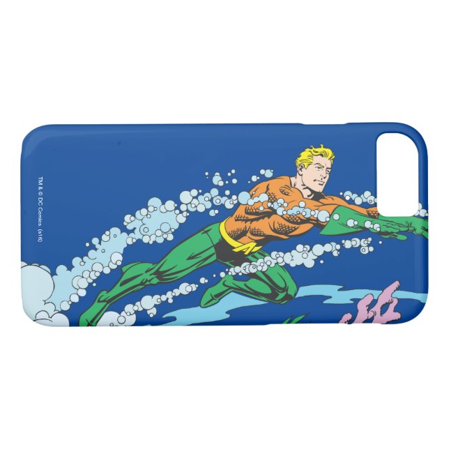 Aquaman Leaps Over Coral Case-Mate iPhone Case (Back (Horizontal))