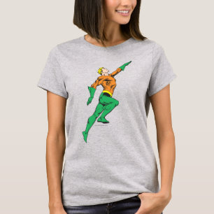 Aquaman Leaps Up T-Shirt