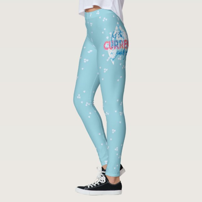 Aquaman | "Let The Current Guide You" Logo Graphic Leggings (Left)
