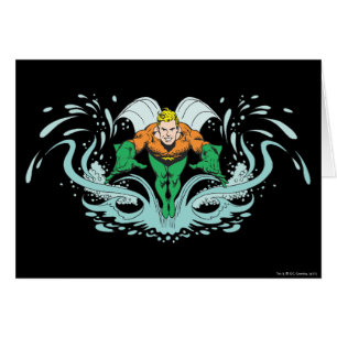 Aquaman Lunging Forward