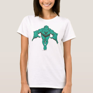 Aquaman Lunging Forward - Teal T-Shirt