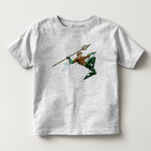 Aquaman Lunging with Spear Toddler T-shirt