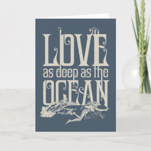 Aquaman & Mera - Love As Deep As The Ocean Holiday Card
