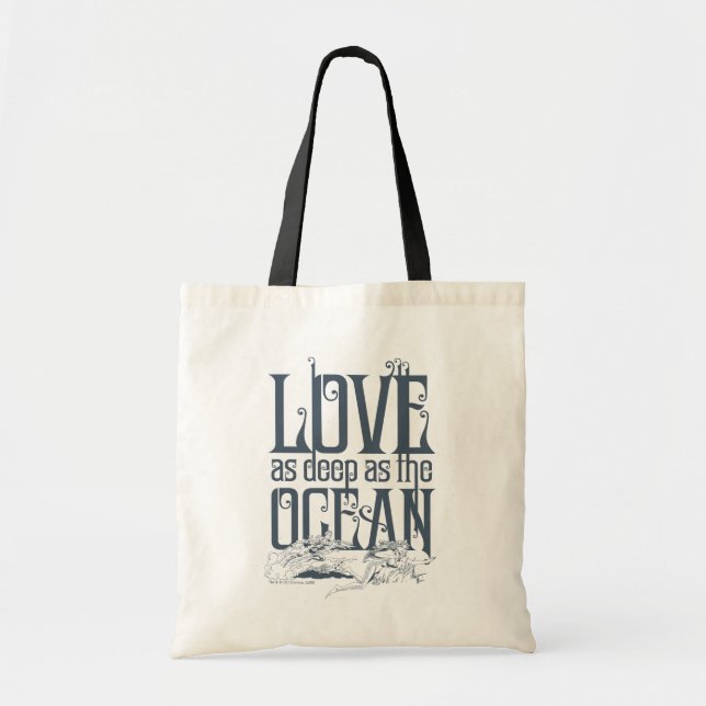Aquaman & Mera - Love As Deep As The Ocean Tote Bag (Front)