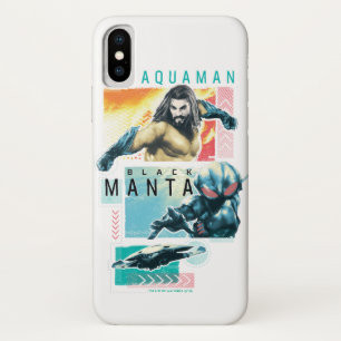 Aquaman   Modernist Aquaman & Black Manta Graphic Case-Mate iPhone Case