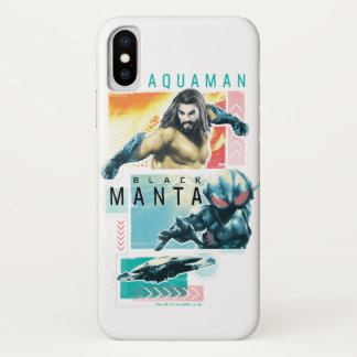 Aquaman | Modernist Aquaman & Black Manta Graphic Case-Mate iPhone Case