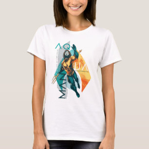 Aquaman   Modernist Aquaman Collage T-Shirt
