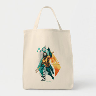 Aquaman   Modernist Aquaman Collage Tote Bag