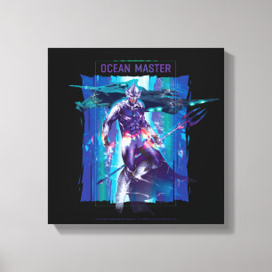 Aquaman Ocean Master King Orm Refracted Graphic Canvas Print