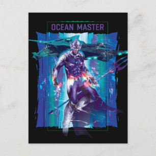 Aquaman Ocean Master King Orm Refracted Graphic Postcard