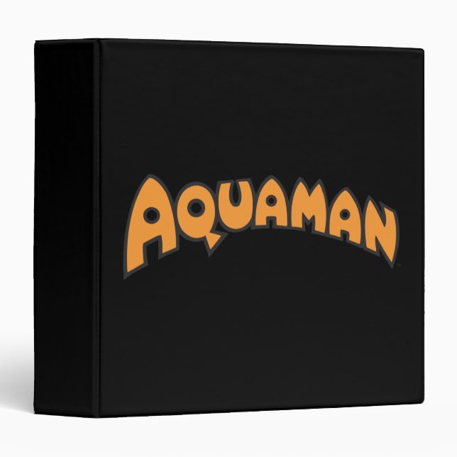 Aquaman Orange Logo Binder (Front/Spine)