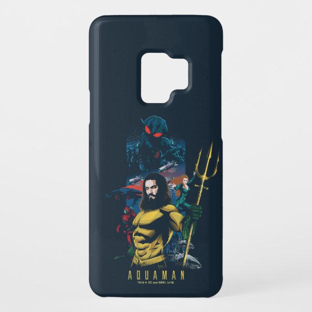 Aquaman | Orin, Mera, and Black Manta Graphic Case-Mate Samsung Galaxy Case (Back)