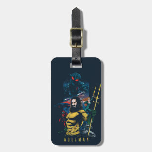 Aquaman   Orin, Mera, and Black Manta Graphic Luggage Tag