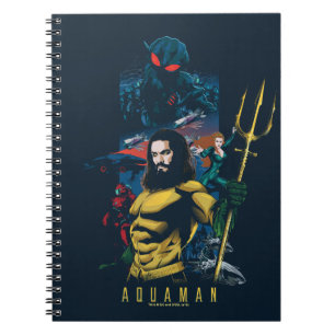 Aquaman   Orin, Mera, and Black Manta Graphic Notebook