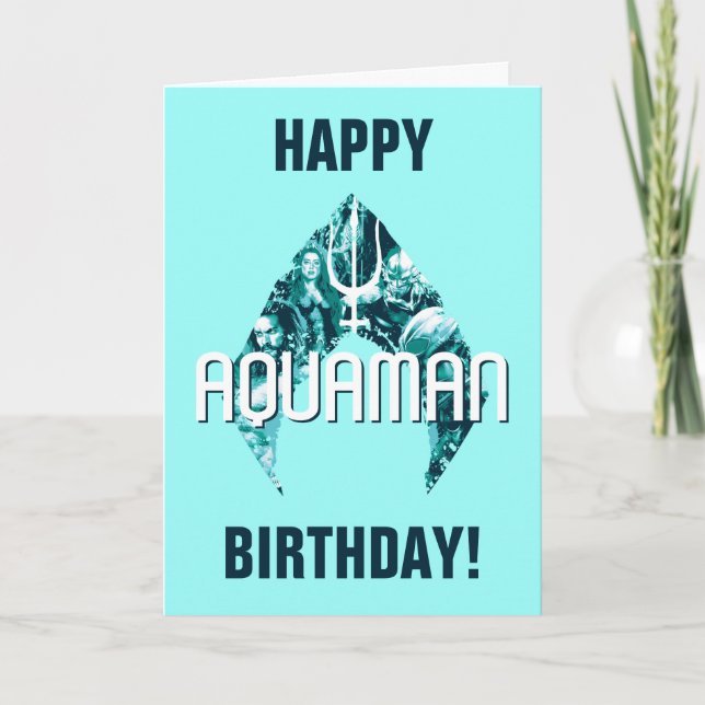 Aquaman | Orin, Mera, Orm & Black Manta In Symbol Card (Front)