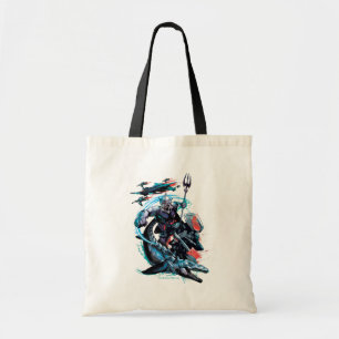 Aquaman   Orm, Black Manta, Tylosaur, & Ships Tote Bag